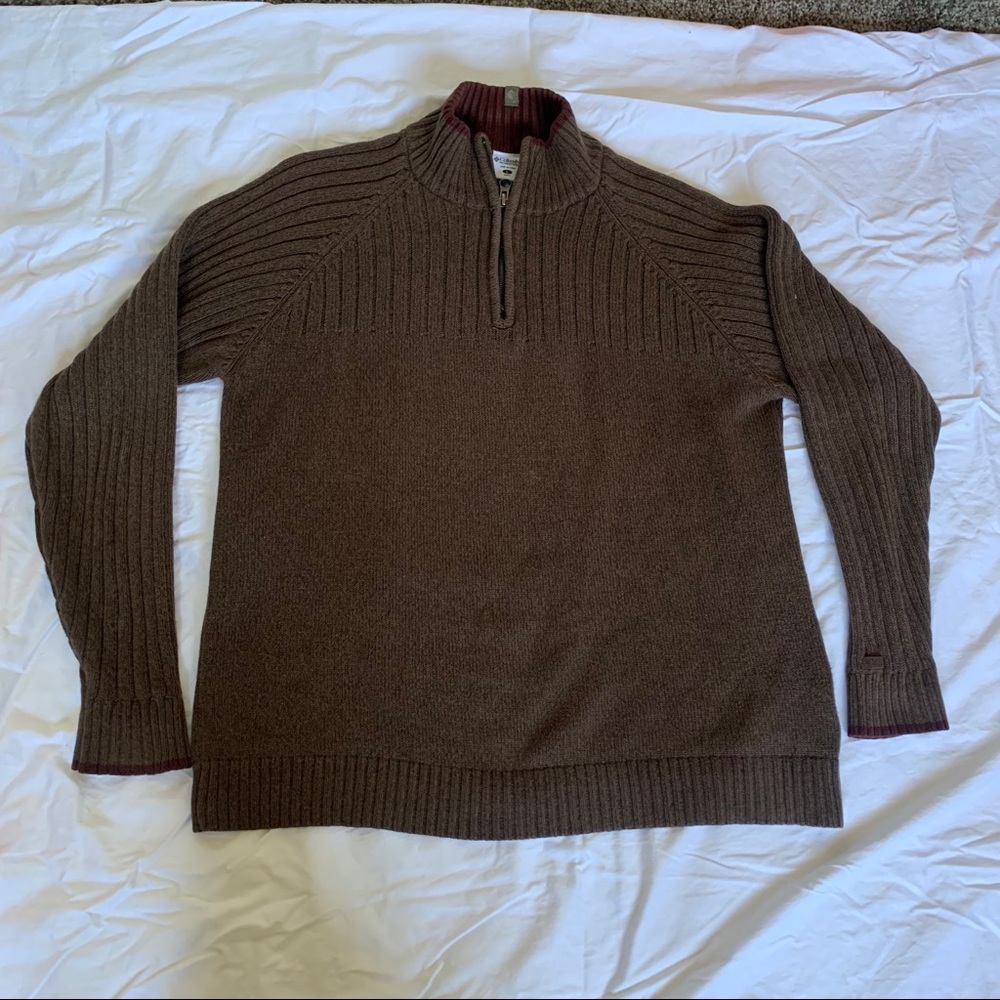 Women’s Columbia Sweater W/ Half Zipper Very Nice!